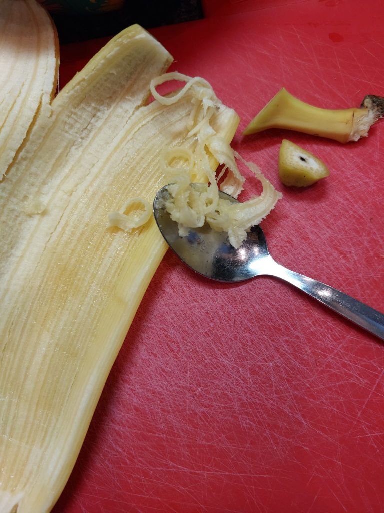 bananenschil schoon maken