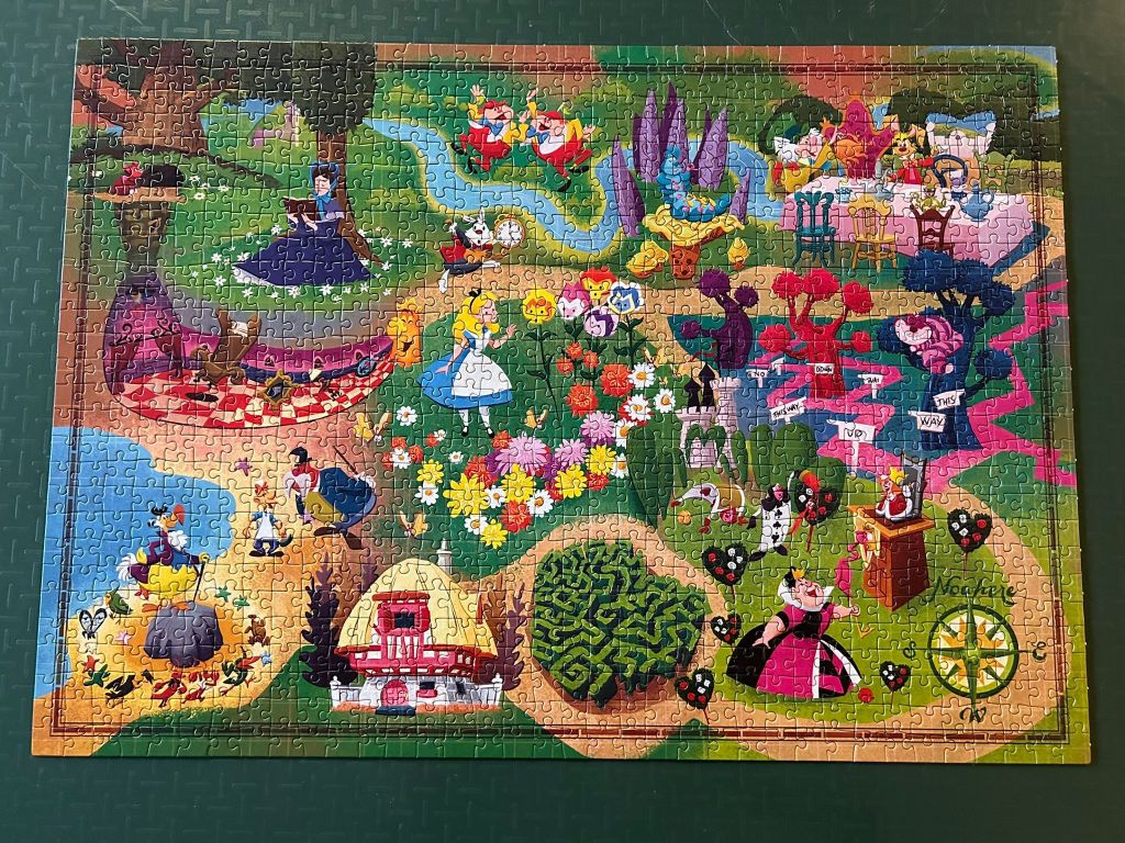 Alice in wonderland puzzel