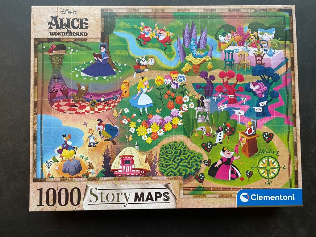 Alice in Wonderland story maps