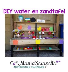 Water en Zandtafel een buitenkeuken voor uren buitenspelen