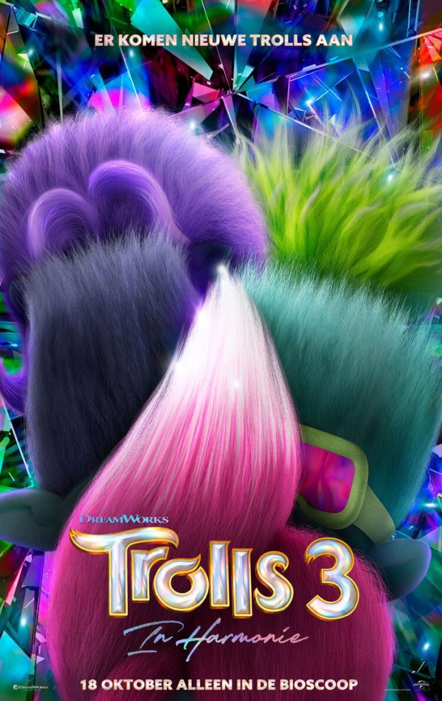 trolls 3 in harmonie  Een overzicht van leuke kinderfilms 2023! Ga gezellig naar de bioscoop, popcorn erbij en genieten maar van leukste kinderfilms!