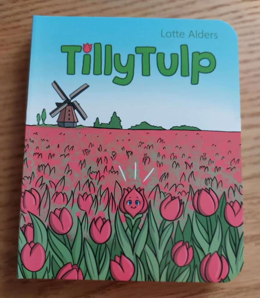 tilly tulp prentenboek voor kinderen zonder teksten.