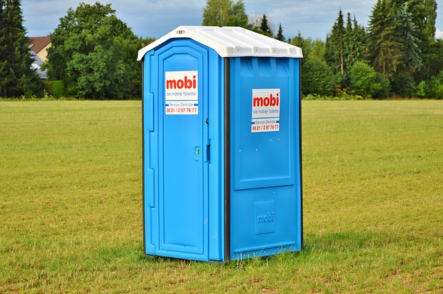 mobiel toilet handig om te huren bij een verbouwing