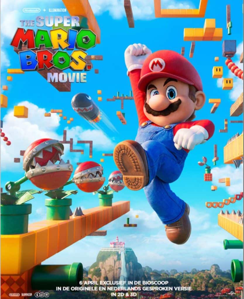 The Super Mario Bros Movie een filmrecensie van deze iconische loodgieter. De wereldberoemde games zijn namelijk verfilmd!