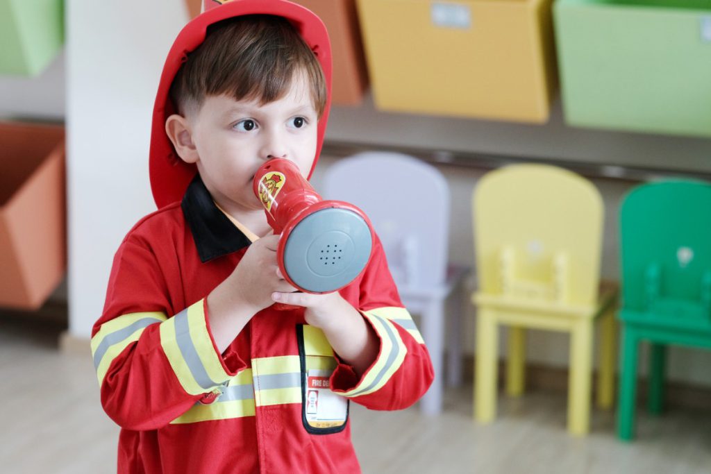 Brandweer met kinderen - Internationale dag van de brandweer