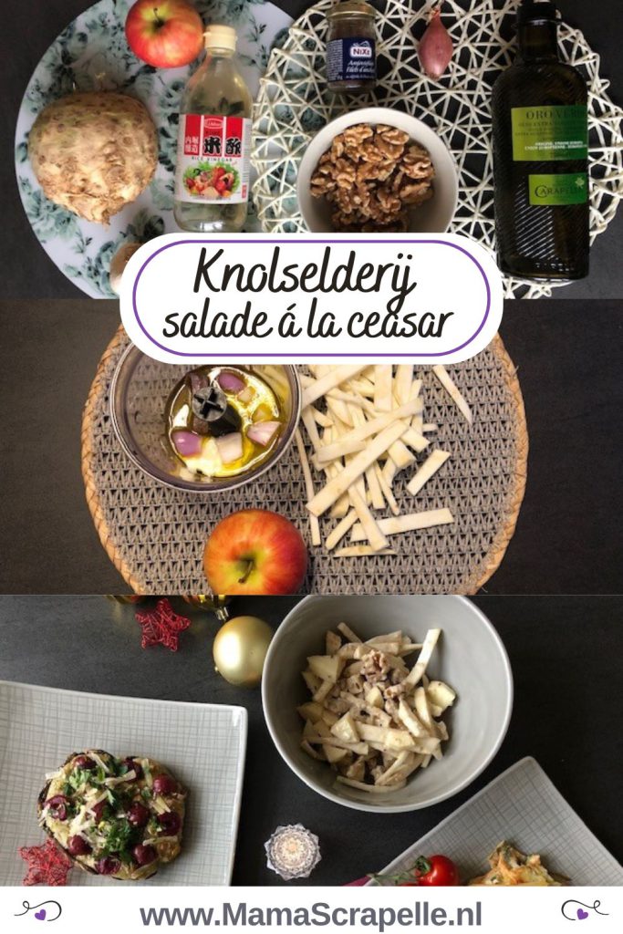 knolselderij salade a la ceasar
