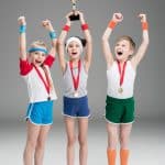 sportende kinderen sportief kinderfeestje
