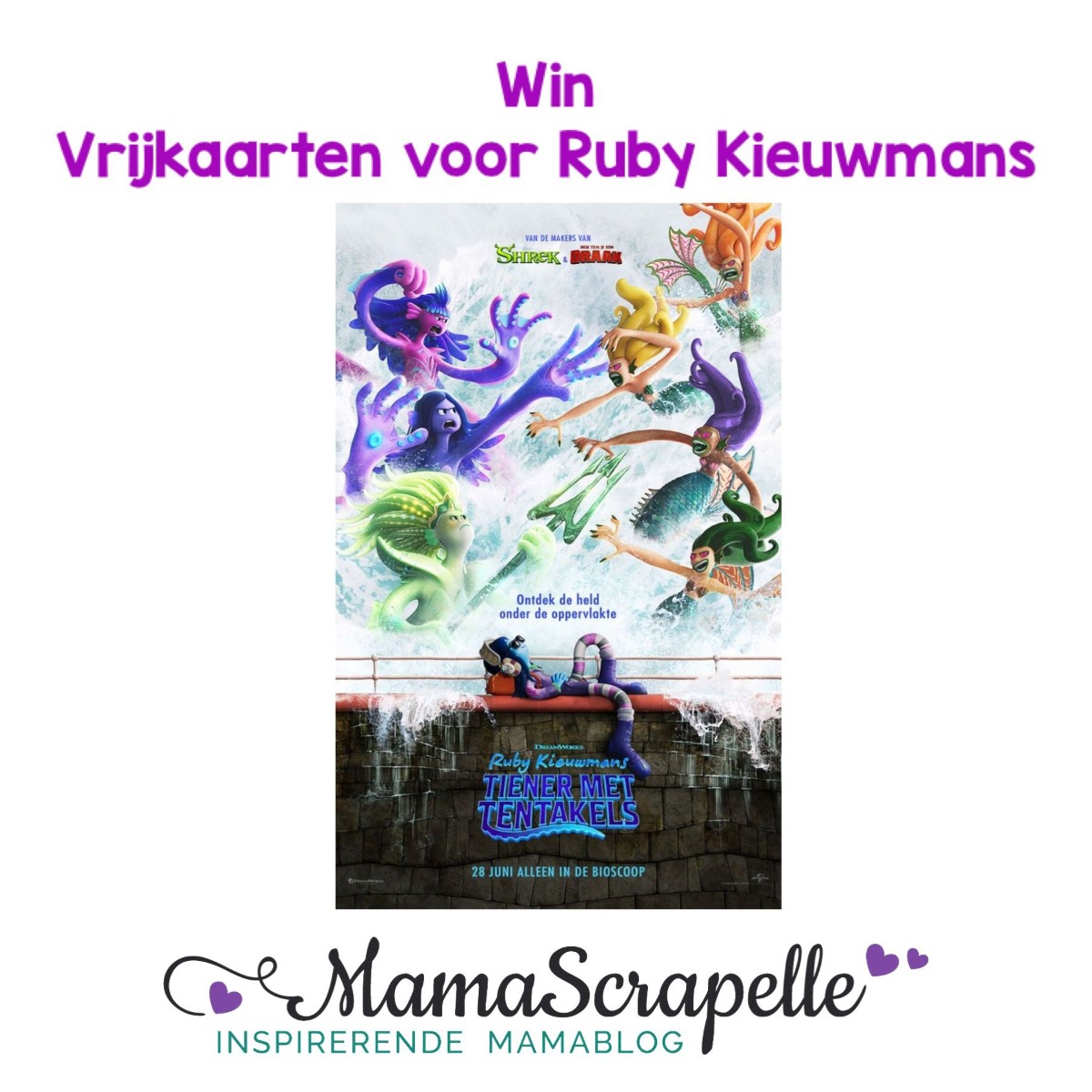 winactie Ruby-Kieuwmans Tiener met tentakels