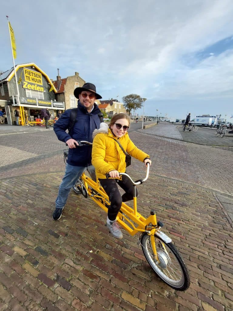 tandemfiets Terschelling fietsen met kinderen