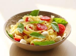 kindvriendelijke pastasalade caprese