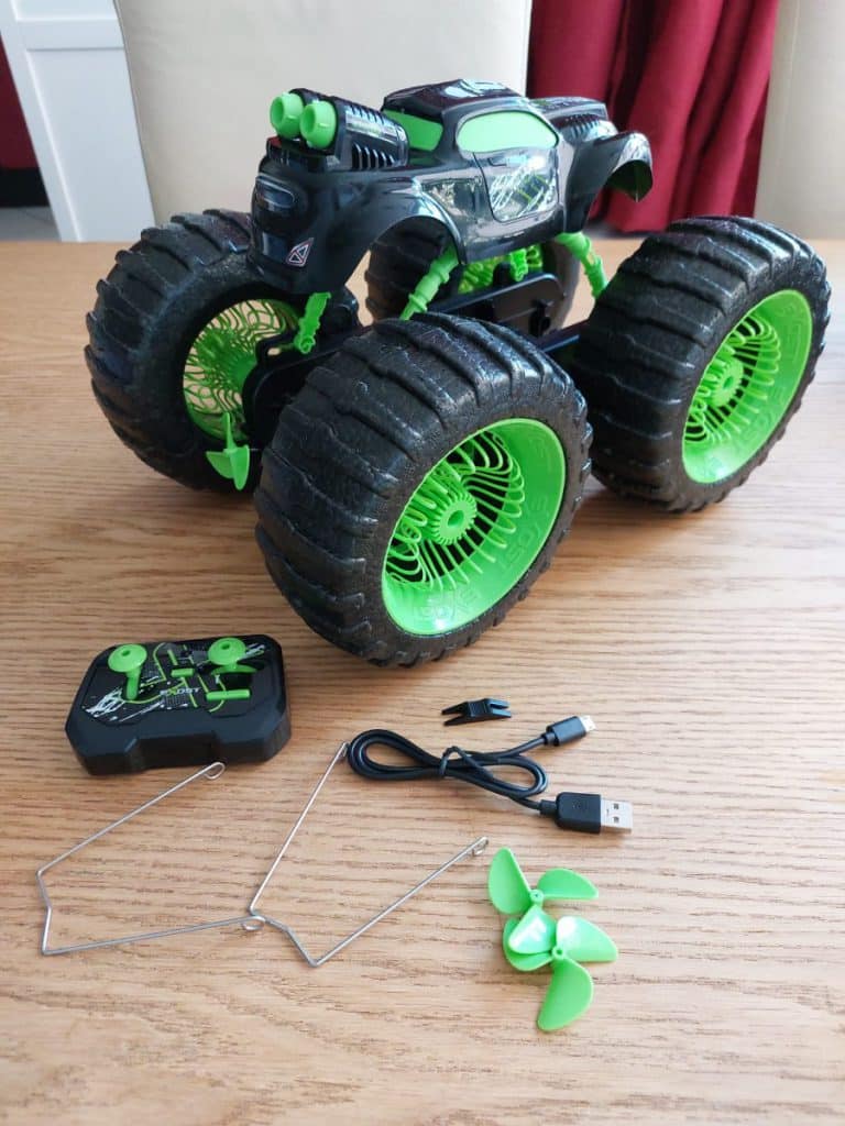 amfibievoertuig voor kinderen De Exost RC Rhino Wave 4x4 Off Road Monstertruck