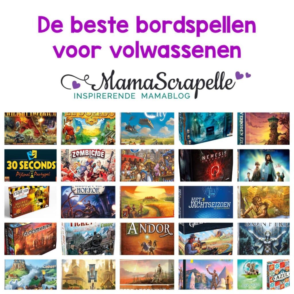 Bordspellen volwassenen is een verzameling van de leukste boardgames voor jou spellenavond! Van all-time favorieten tot voor gevorderden.