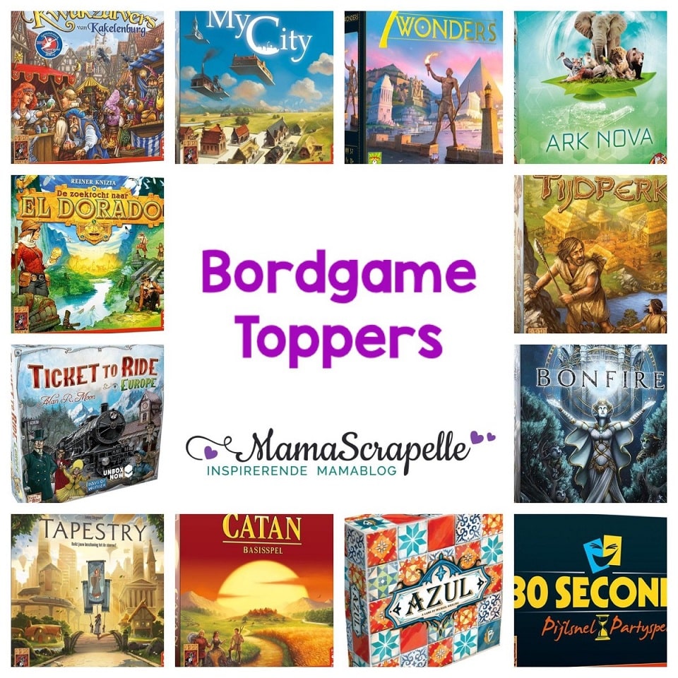 Bordspellen volwassenen bordgame toppers