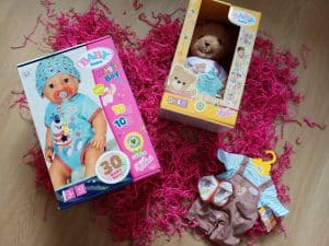 BABY born Beer met kleding en pop