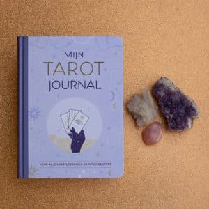 Voorkant Mijn Tarot Journal met gouden driehoek