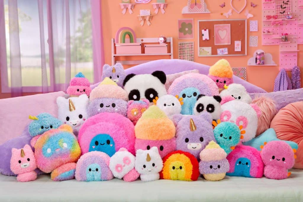 verschillende knuffels