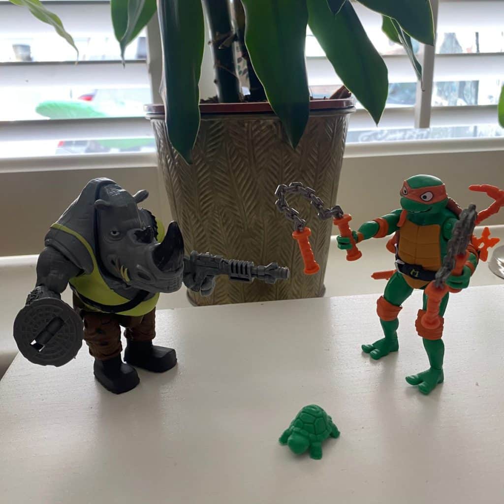 Teenage Mutant Ninja Turtles speelgoed rocksteady 