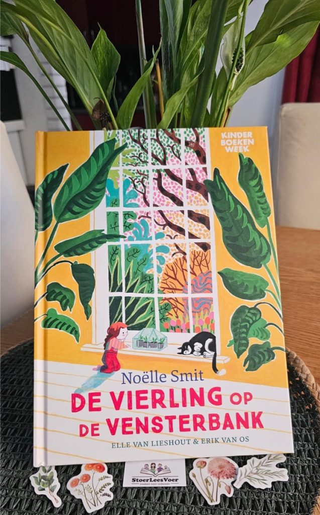 prentenboek kinderboekenweek 2024 lekker eigenwijs de vierling op de vensterbank