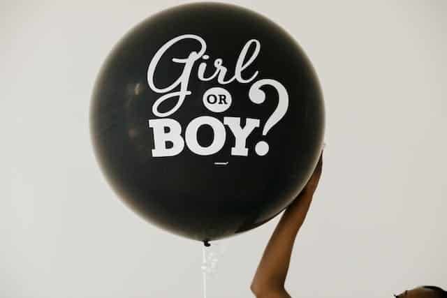 boy or girl ballon