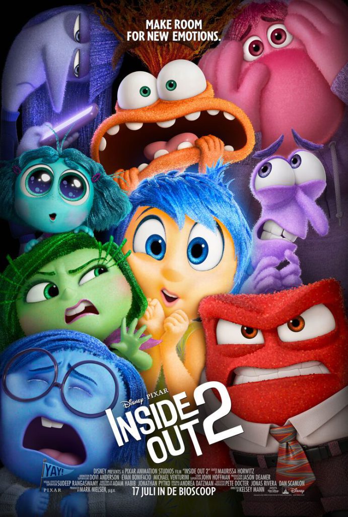 Inside out 2 kinderfilms bioscoop juli