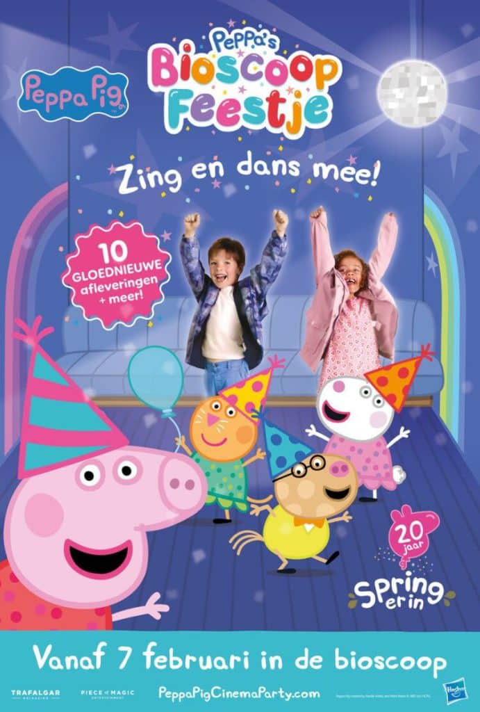 Peppa's bioscoop feestje kinderfilms 2024