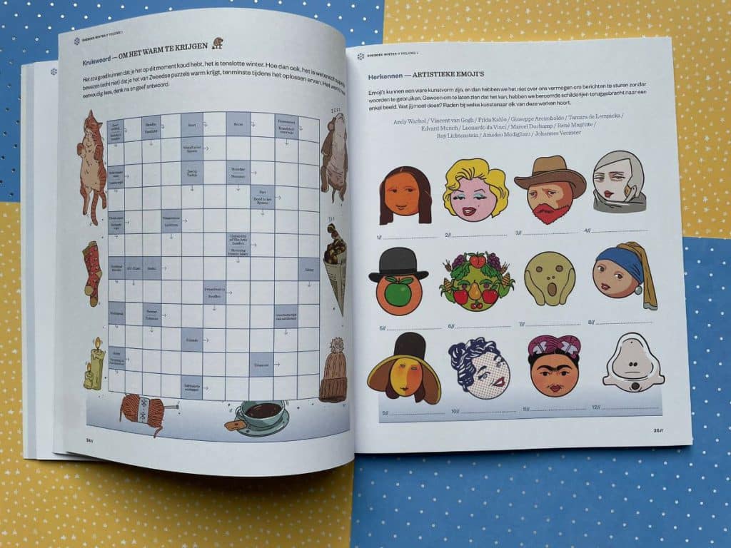 Doeboek voor volwasssen winterboek