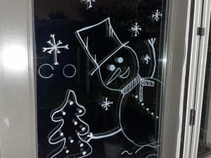 raamschildering kerst
