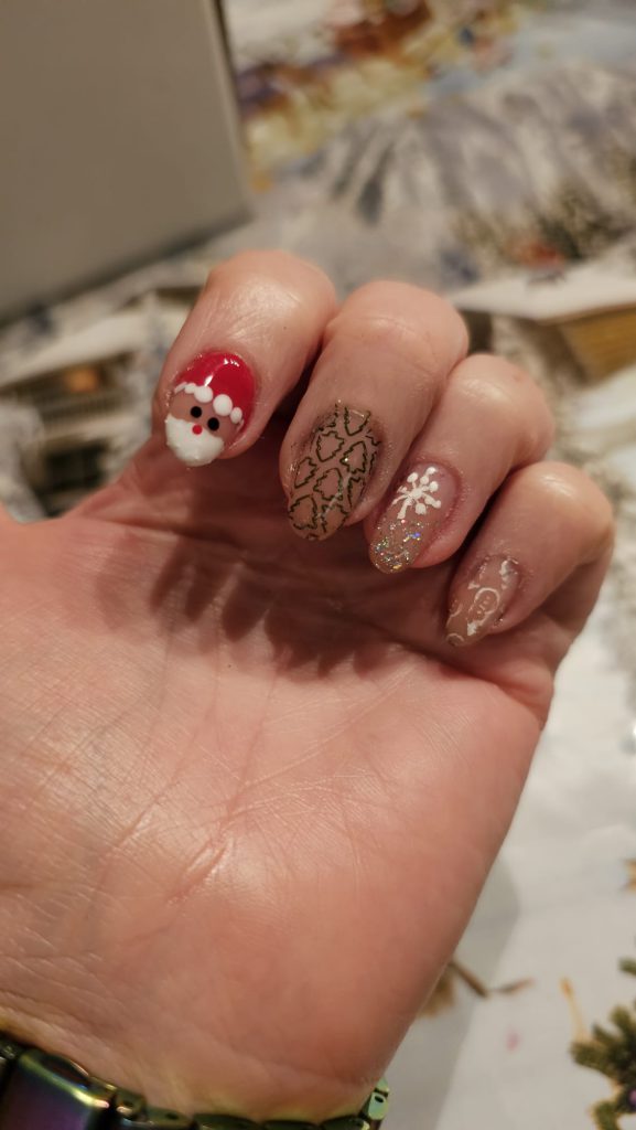 feestelijke nagels kerst xmasnails