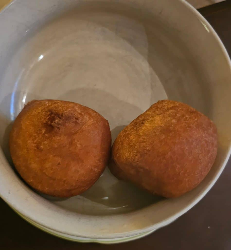 oude oliebollen opwarmen