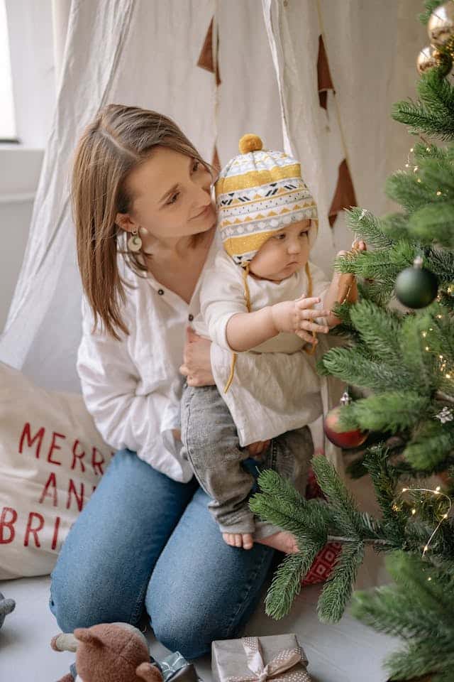 baby's eerste kerst