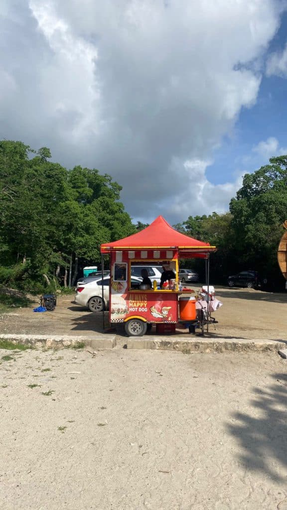 kindvriendelijk strand kleine knip foodtruck