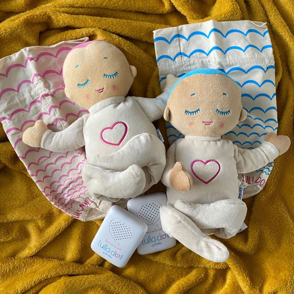 Lulla doll slaapknuffel ervaring kraamcadeau beter slapen kind baby