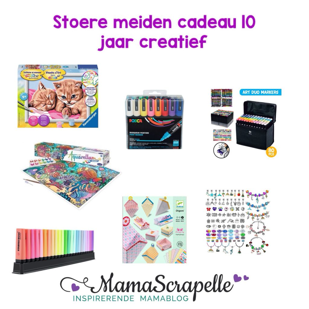 creatief cadeau voor tieners Stoere meiden cadeau 10 jaar