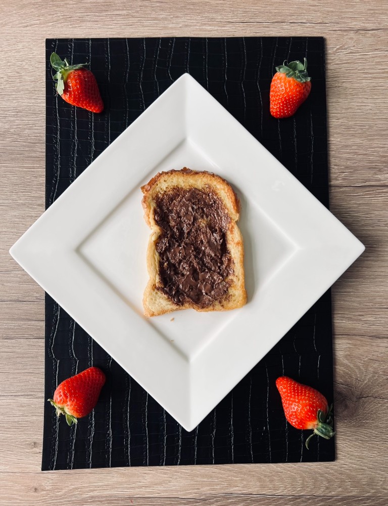 wentelteefje met nutella