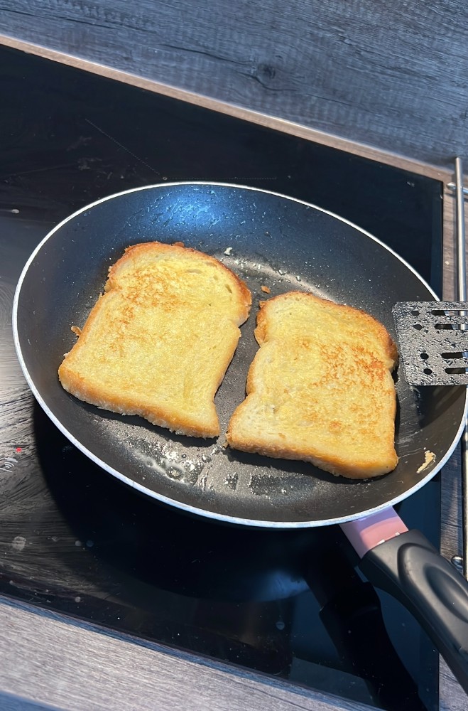 wentelteefjes in de pan