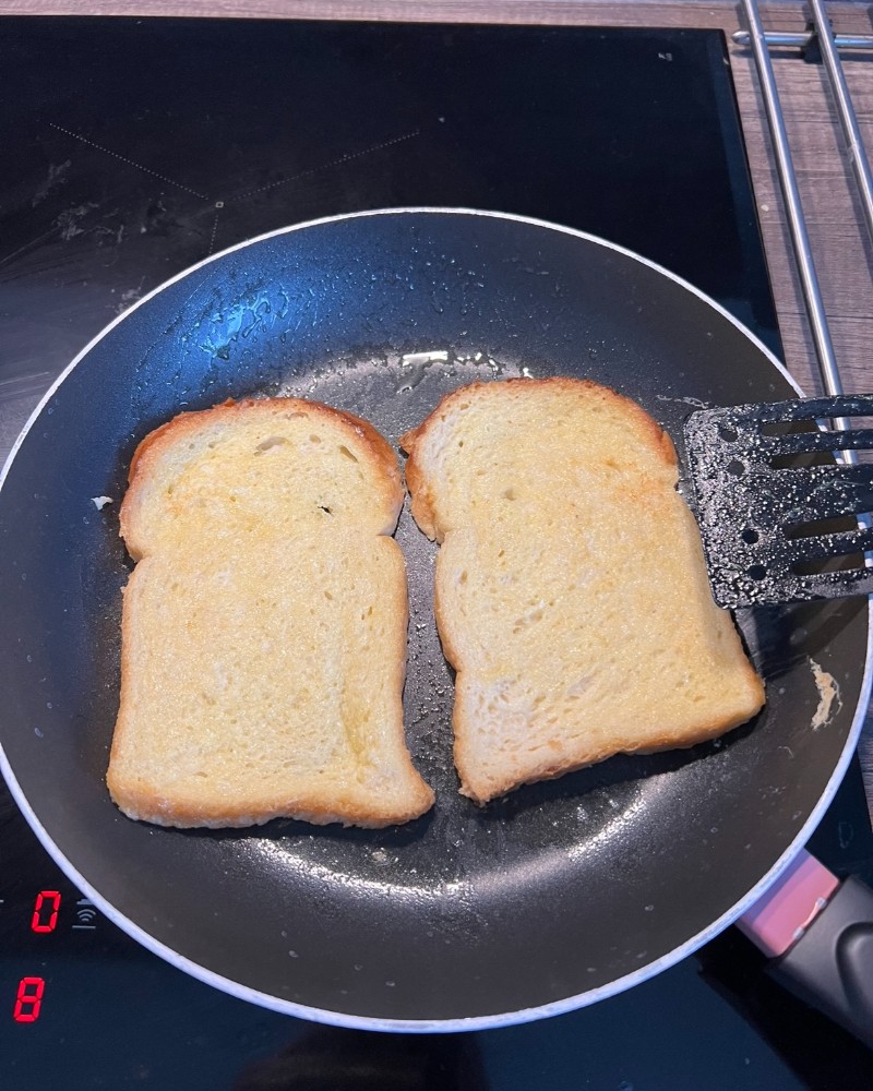 wentelteefjes in de pan