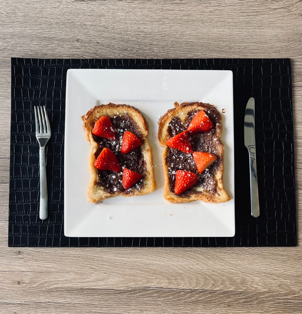 wentelteefjes met nutella