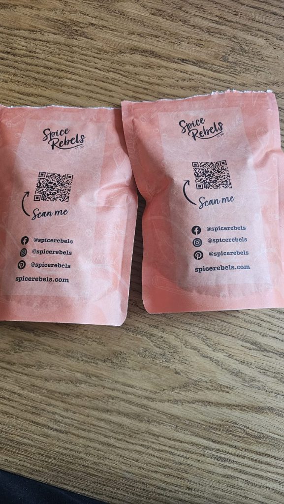 Scan de QR code Spice Rebels kruidenmixen