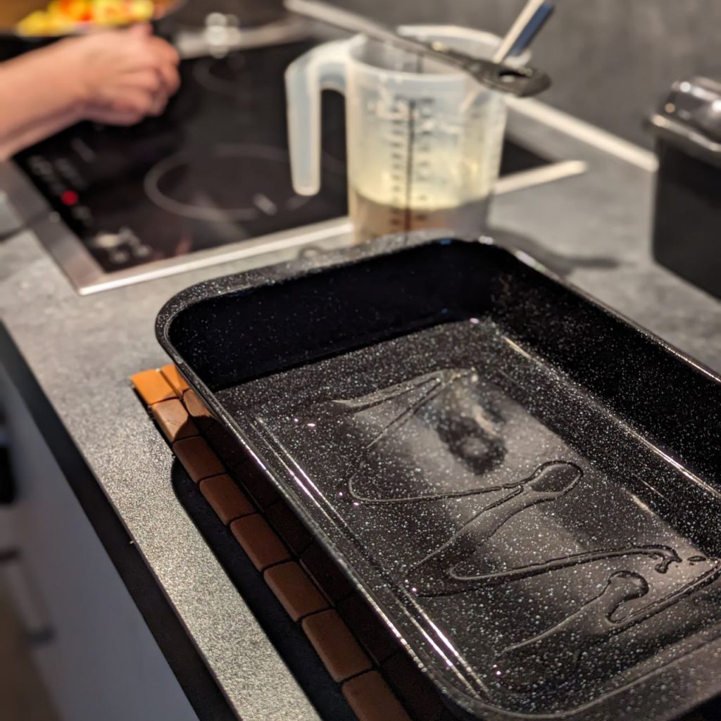 ovenschaal invetten