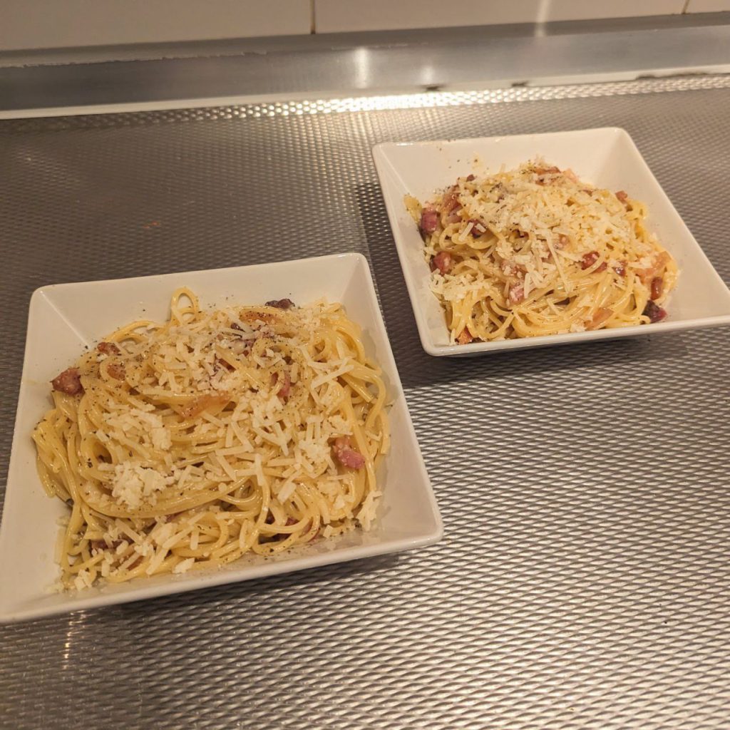 Pasta opgeschept  Italiaans gerecht met spaghetti