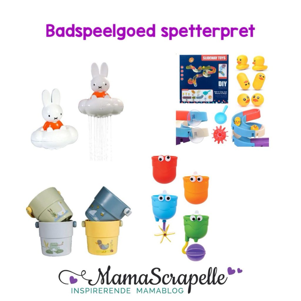 Badspeelgoed spetterpret