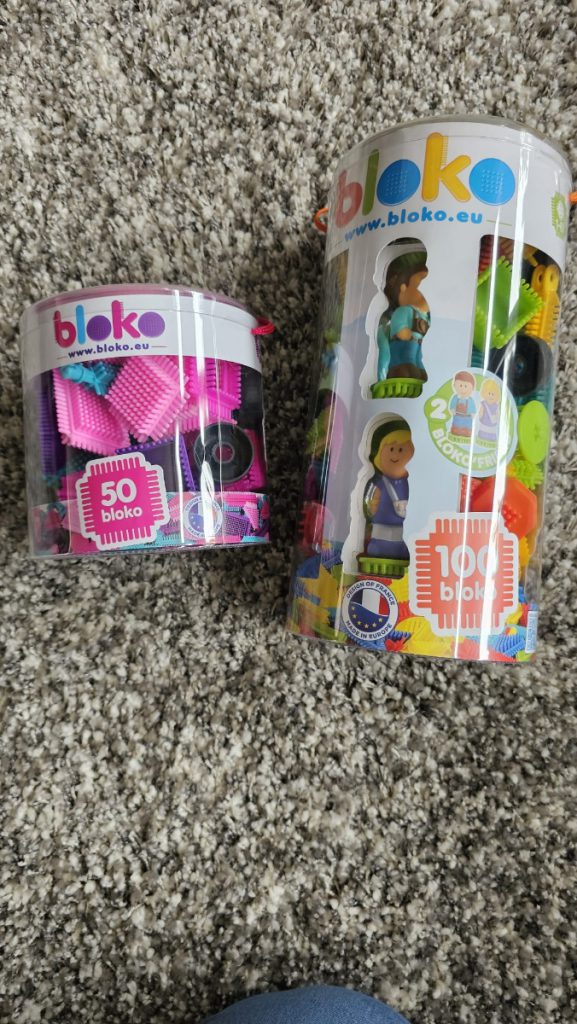 Bloko sets met 50 en 100  bouwstenen