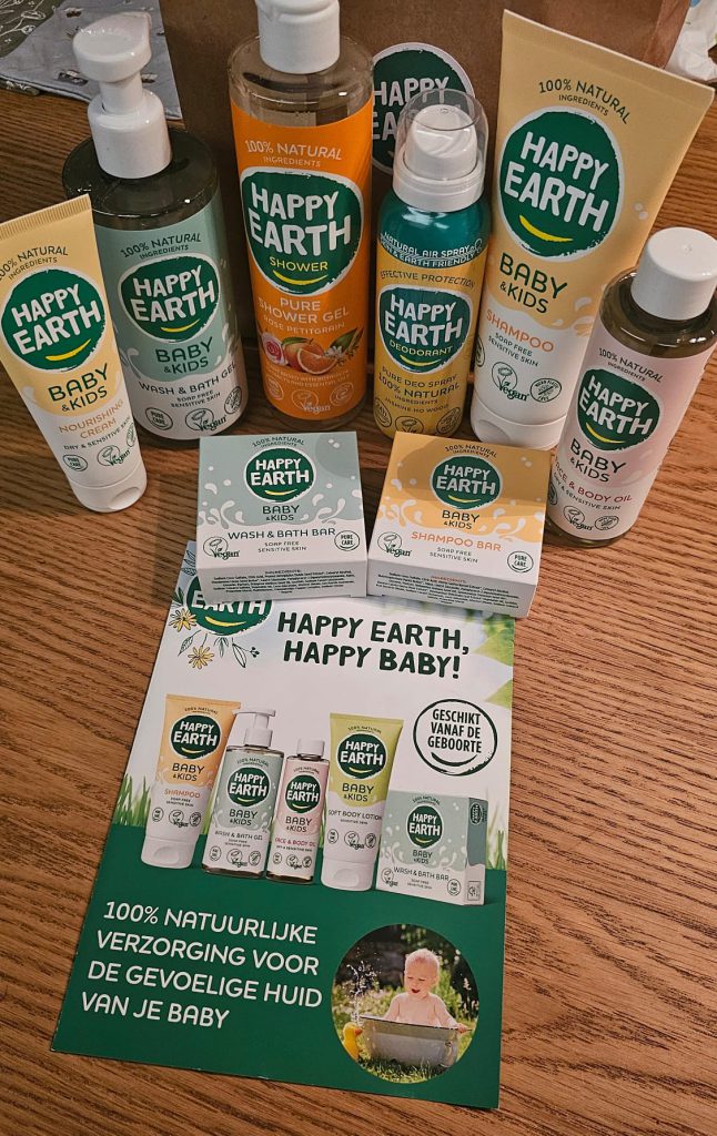 Happy Earth babyverzorging zonder parfum