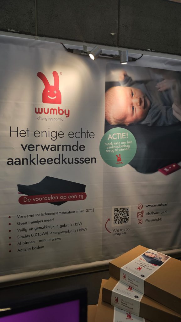 Wumby verwarmd aankleedkussen bedritueel baby