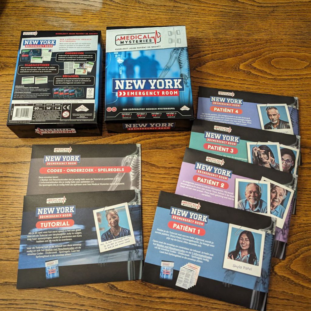 inhoud doos medical mysteries