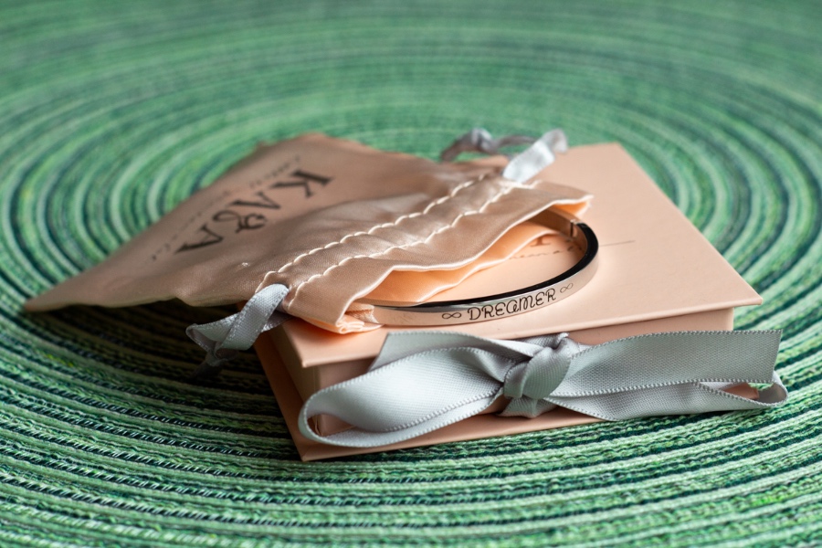 slavenarmband, gravure, tekstontwerp, bangle, vriendschap, dreamer, cadeautje, roestvrij staal zilver