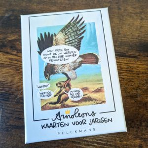 Verjaardagskaart - Een doosje met Arnoleons kaarten voor jarigen