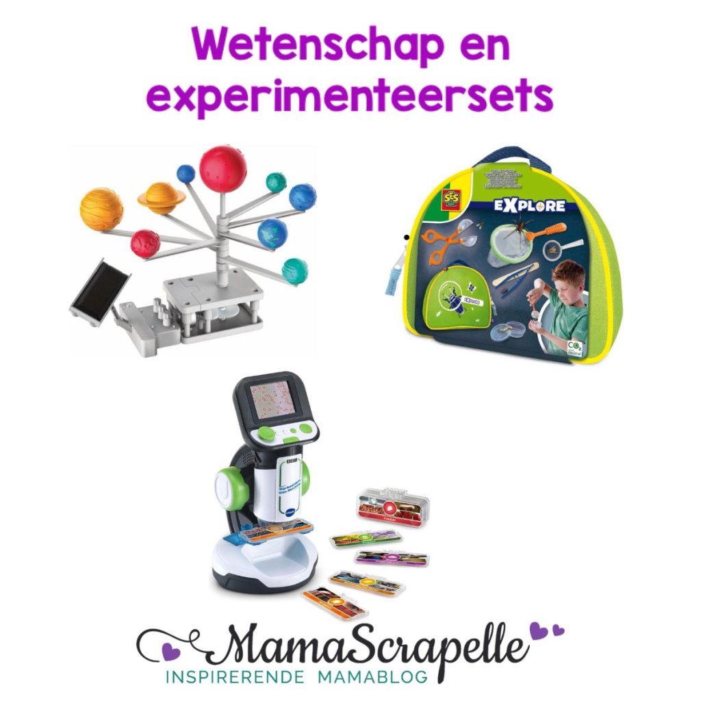 wetenschap en experimenteer sets