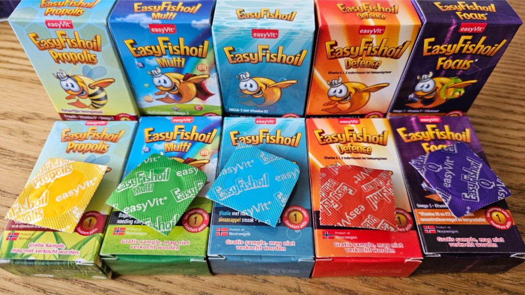 EasyVit Fishoil visolie supplement voor kinderen 
