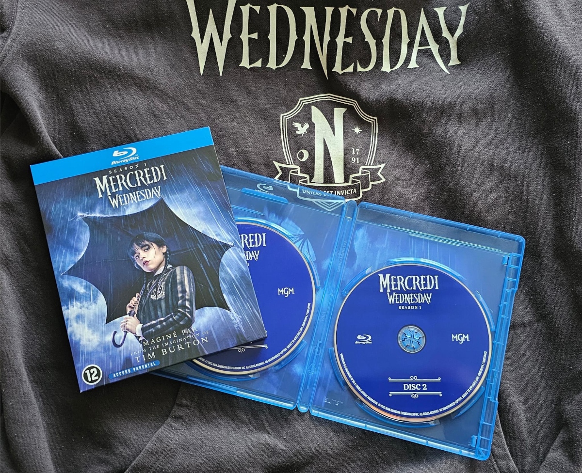 Wednesday S1 op Blu-Ray